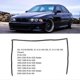thumbnail image 4 of Rear Windshield Moulding Trim Seal Car Replacement 51 31 8 159 785 Fit for E39 525i 530i 540i 528i M5, 4 of 4