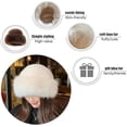 thumbnail image 5 of 2026 New Winter Faux Fur Bucket Hat, Warm Plush Fluffy Furry Mink Hats, Thick Fisherman Cap for Outdoor, 5 of 8