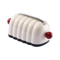 thumbnail image 1 of Cubierta de caja de pañuelos, caja de almacenamiento de papel de seda Facial, soporte decorativo, dispensador, soporte de papel Simple para coche, manijas rojas, 1 of 9
