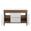 thumbnail image 6 of Modway Render 48" Single Sink Bathroom Vanity in White Walnut White, 6 of 10