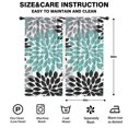 thumbnail image 2 of Blackout Kids Curtains,Boho Bohemia Pioneer Flower Art Childrens Insulated Curtains Set Of 2,Bedroom Essentials,Toddler Room Decor 42"x84"(106x213cm), 2 of 4