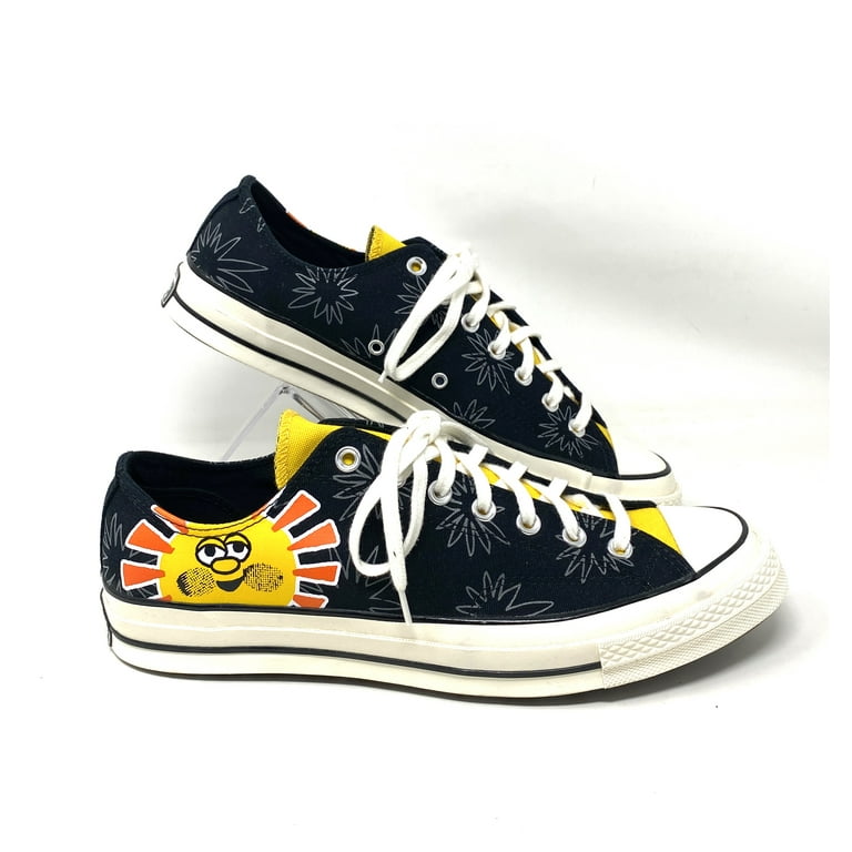 spil synge barndom Converse CHUCK 70 OX Shoes Low Top Black Yellow Men Canvas Sneakers Size  172825C - Walmart.com