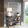 thumbnail image 4 of Sintosin 40" x 20"Farmhouse Window Frame - Distressed White Wood Rustic Wall Art for Living Room, Christmas Decor, Hanging Rectangular Pane, 4 of 8