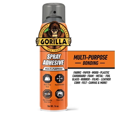Gorilla 14 oz Heavy-Duty Multi-Purpose Spray Adhesive with Comfort Nozzle