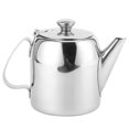 thumbnail image 2 of Spptty Coffee Pot Teapot Stainless Steel Kettle Cold Water Jug Short Spout for Hotel Restaurant, Round Pot, Kettle, 2 of 8