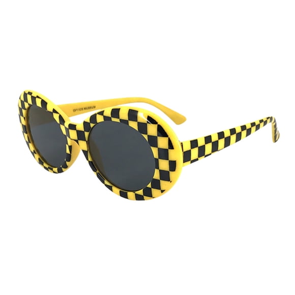 Styesk Sunglasses Womens Vintage Clout Goggles Unisex Sunglasses Rapper Oval Shades Glasses