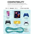 thumbnail image 4 of Liquipel Powertek Type-C Fast Charger Cable, 6ft USB-C for Galaxy, Note, Tab, MacBook, Tie Dye, 4 of 7