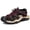 Black&Red, variant on Trendy Hollow-Out Men'S Soft-Sole Non-Slip Beach Shoes, Summer Breathable Wear-Resistant Wading Versatile Casual Outdoor Sandals