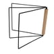 thumbnail image 5 of Escurridor de platos, soporte para paños de cocina, toallero plegable de madera y acero Negro, 5 of 9