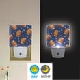 thumbnail image 5 of Rugby Football with Gold Stars LED Night Light Sensor Lamp Plug-in Adjustable Brightness 2 Pack, 5 of 7