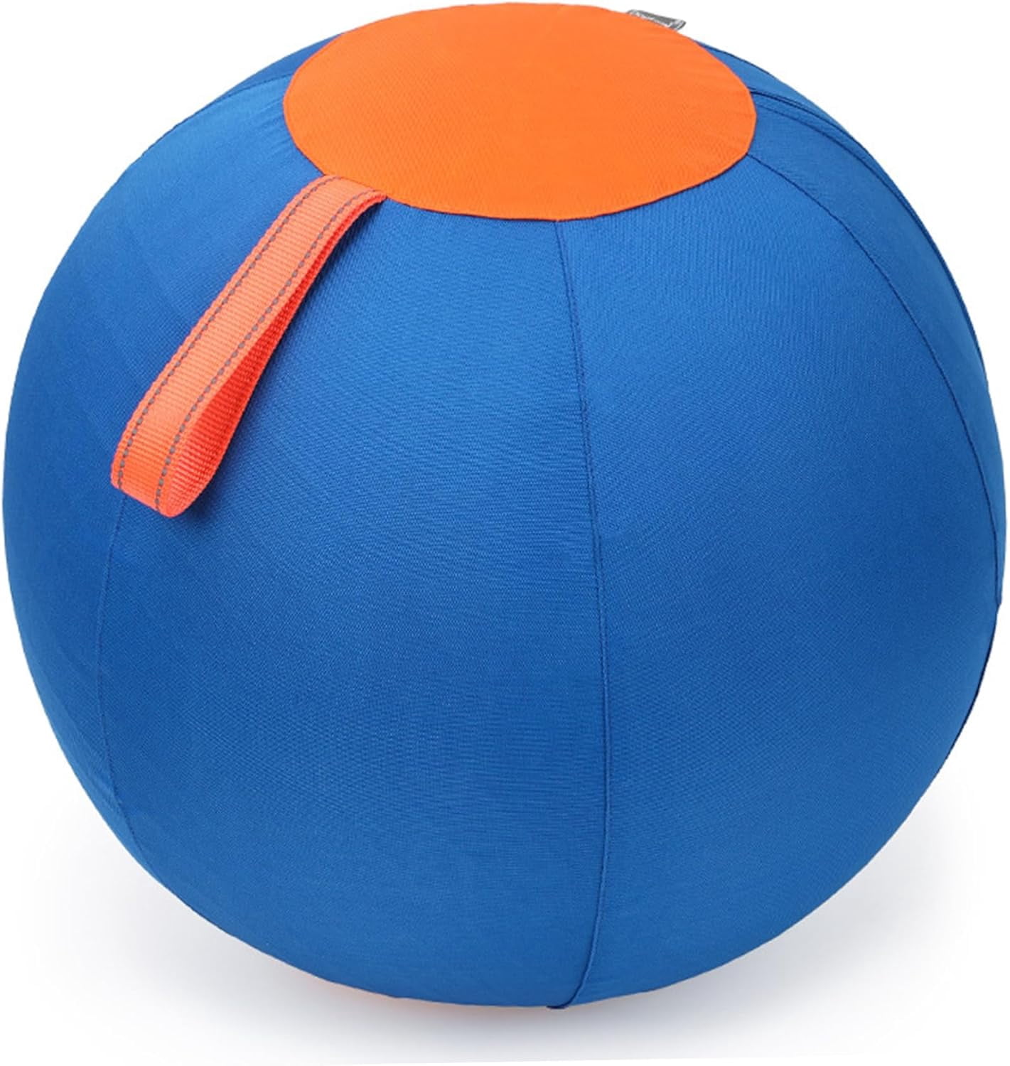 Extra Large Inflatable Dog Toy Ball, Durable Tear-Resistant Inflatable Big Ball with Handle Cover & Pump for Outdoor Play (inch)