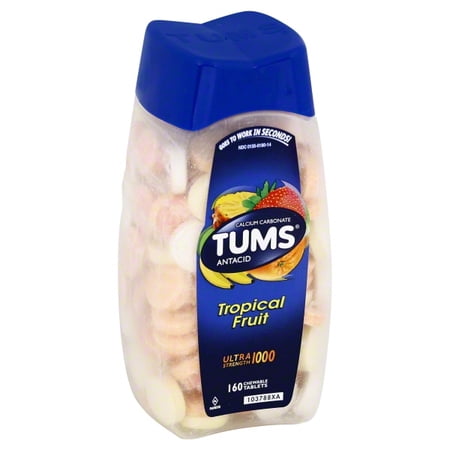 Tums® Ultra Strength 1000 Tropical Fruit Antacid Chewable ...