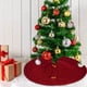 thumbnail image 4 of Christmas Knitted Tree Skirt Cute Small Christmas Tree Apron Knitted Christmas Tree Decoration Accessories, 4 of 6