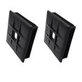 thumbnail image 1 of Camper Trailer RV 2 Pack Bumper Cover Drain Pipe Cover Strong 4 Inch Square Bumper Plug, 1 of 6
