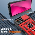 thumbnail image 2 of Funda para Celular ATUMP REVVL 7 5G Antigolpes Roja con Soporte, 2 of 9