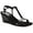 Black Patent, variant on STYLE & COMPANY Womens Beige Slip Resistant Mulan Round Toe Wedge Slip On Slingback Sandal 11 M