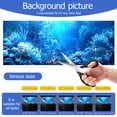 thumbnail image 6 of CICK SEED Aquarium Background & Fish Tank Background – Ultra HD Static Cling, No Tape, No Residue, Vibrant Underwater Scenery for Stunning Aquarium Decorations, Blue Ocean Theme, 11.8 x 23.6 Inches, 6 of 6