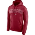 thumbnail image 2 of Men's Nike Cardinal Stanford Cardinal Arch Club Fleece Pullover V-Neck Hoodie, 2 of 3