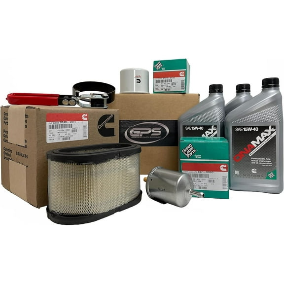 GPS Generator Parts Specialist: RV Tune Up Kit Cummins Onan HDKAJ, HDKAK, HDKAT w/oil Spec L