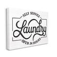 thumbnail image 3 of Self Service Laundry Open Sign Typography Graphic Art Gallery Wrapped Canvas Print Wall Art, 3 of 7
