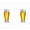 Yellow B, variant on Free Ship! Unbreakable Tall Pilsner Glasses 1 Pack, Tritan Wheat Cup Tumbler Pint Glass