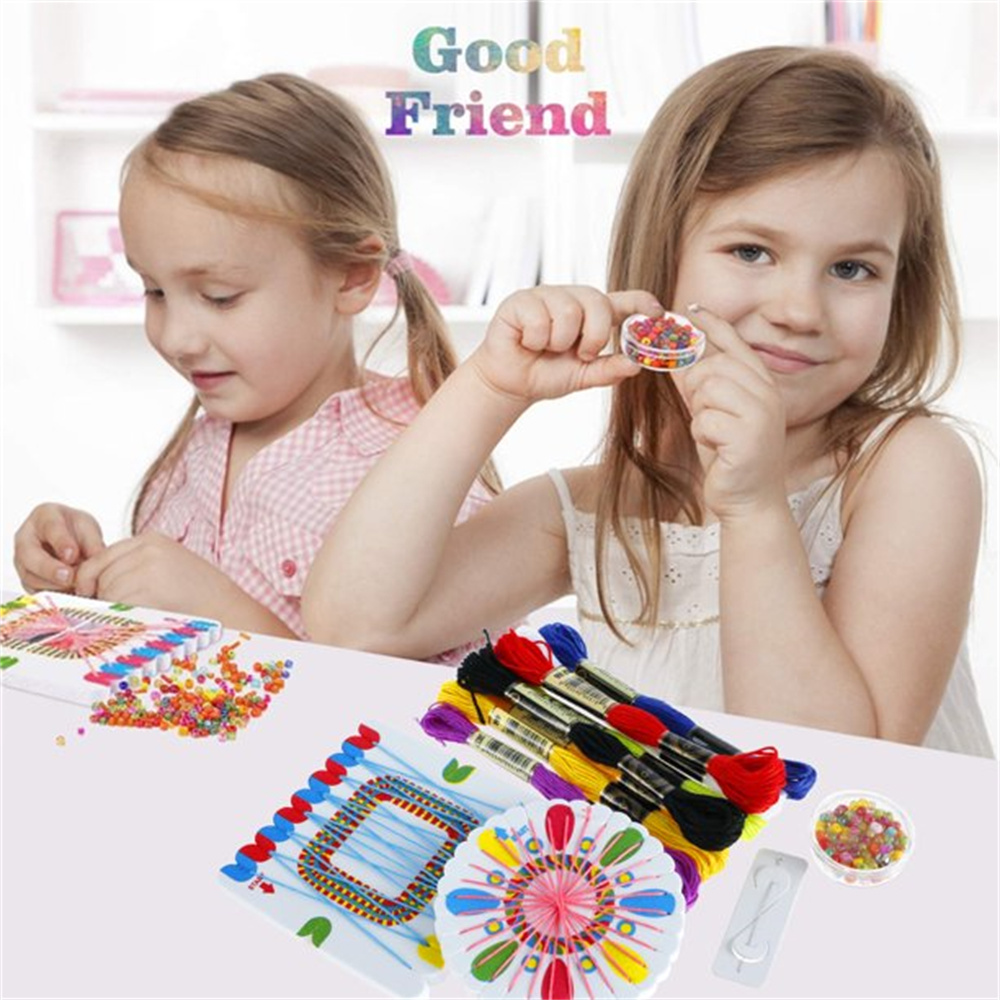 Friendship Bracelet Kit, Charming Bracelet Making Kits Beads DIY Craft KitArts Crafts for Girls Aged 3-12 - image 3 of 10