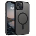 thumbnail image 1 of Ultra-Slim Matte Texture Phone Case - Shockproof, Wireless Charging Compatible, and Sleek Design for iPhone 12/13/14/15 with Precise Cutouts and Raised Edges for Enhanced Protection, 1 of 5