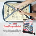 thumbnail image 6 of Spacesaver Jumbo Vacuum Storage Bags - 80% More Storage, Travel Hand-Pump, Double-Zip & Turbo-Valve, Space-Saving (5 Pack), 6 of 8