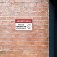 thumbnail image 4 of Classic Framed Plus Advertencia Zona de construcción Utilice casco Door or Wall Sign | Business Warning Signage -Small, 4 of 7