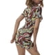 thumbnail image 5 of TRKIYQC 90s Vintage Floral Button Knitted Playsuit Mujeres Mamelucos Turn Down Collar Manga corta Parcheado Mujer Harajuku Bodycon Overoles TRKIYQC moderno, 5 of 10