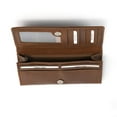 thumbnail image 4 of 391103 Ladies Long Clutch Wallet in Oak Color Leather | Style n Craft, 4 of 6
