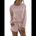 thumbnail image 3 of Conjunto Deportivo de Dos Piezas para Mujer, Traje Informal de Gran Tamaño, Ropa Deportiva, Ropa de Otoño. Rosa M, 3 of 8