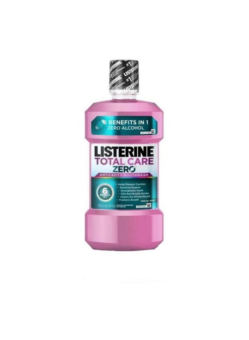 Listerine Total Care Zero Alcohol Mouthwash, Fresh Mint ...