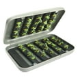 thumbnail image 1 of Caja de señuelos de pesca con mosca,Caja de pesca con mosca de doble cara para mosca impermeable,Cajas para moscas para mosca seca,trucha,equipo,Jig Case,bajo,Organizador de almacenamiento de, 1 of 8