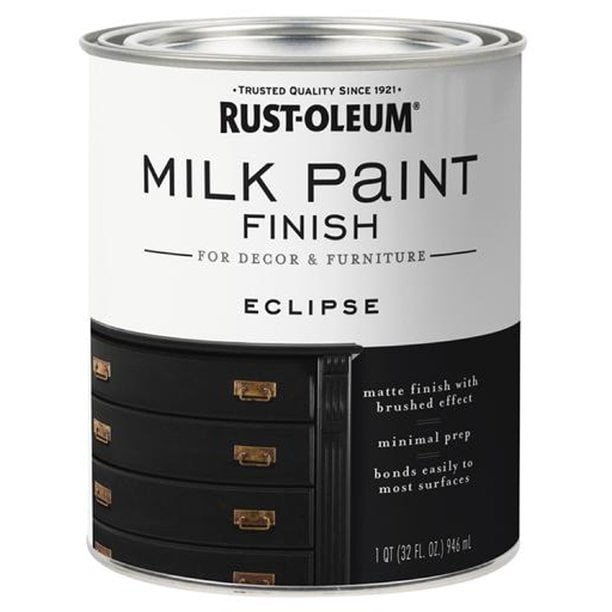 RustOleum 331052 Milk Paint Finish Eclipse Qt