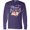 Purple, variant on Blessed to Be an Aunt with Flowers Long Sleeve T-Shirt