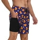thumbnail image 2 of Fotbe Candy Corn (2) Traje de Baño para Hombre – Shorts de Natación de Secado Rápido con Forro y Bolsillos-Large, 2 of 6