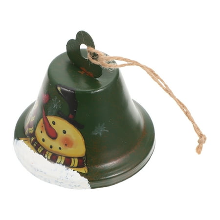 

BESTONZON 1pc Xmas Iron Art Bell Pendant Home Wall Hanging Decor Xmas Bell Pendant