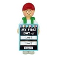 thumbnail image 4 of Personalized My First Day of School Ornament - Back to School Ornaments, Kindergarten Ornament 2024, Preschool Ornament, First Day School Board - Boy's First Day - Free Customization, 4 of 10