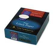 Southworth Cotton Linen Business Paper, 8-1/2" x 11", 24 lb., Gray, Box of 500
