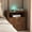 Brown, variant on Mintazer Nightstand with Voice-Controlled LED Light & Charging Station, Bedside Table with 2 Drawer Open Shelf for Bedroom, White