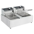 thumbnail image 2 of GloryStar 3600W Commercial Deep Fryer, Dual Tank 12.6Qt/12L Electric Fryer with 2 Baskets & Independent Temperature Control**, 2 of 7