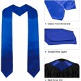 thumbnail image 2 of LAICAIW Graduation Stole for Unisex Adults Sash 60/72 Inches Long 16 Colors, 2 of 6