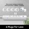 thumbnail image 4 of Geeni Surge 4-Outlet & 2 USB Smart WiFi Surge Protector, 4 of 11