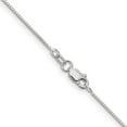 thumbnail image 3 of Auriga Fine Jewelry 10K White Gold 0.7mm Box Chain Necklace 18inch for Women, 3 of 6