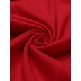 thumbnail image 4 of Oudiya Girls Spaghetti Strap Button Down Midi Sleeveless Dress A-Line Twirly Skater Dress Solid with Pockets Red for 3-5Y, 4 of 7