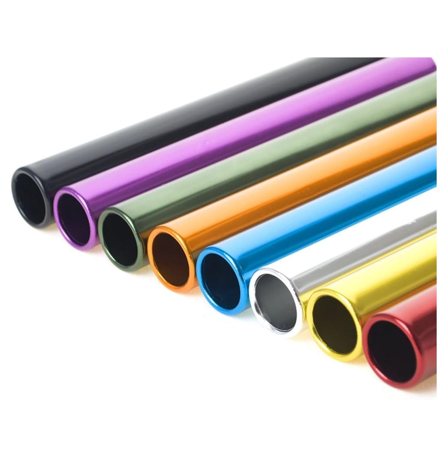 8 Pieces Official Aluminum Track & Field Races Relay Batons