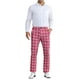 thumbnail image 2 of Pantalones de negocios de cuadros impresos para hombres INSPIRE CHIC 34 Rosa oscuro, 2 of 5