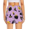 thumbnail image 2 of Lsque Cute Halloween Printed Women's Running Shorts with Liner Pockets,Elastic Quick Dry Workout Athletic Gym Yoga Shorts,Womens High Waist Shorts-Large, 2 of 9