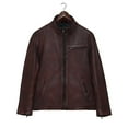 thumbnail image 3 of Pure Leather Slim Fit Lambskin Jacket Men - Classic Rider Casual Collar Style Jacket, 3 of 7